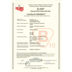 BT73EU LCD/LED Tester elektryka 1000V AC/DC, RCD,TKF,test ciągłości,EF