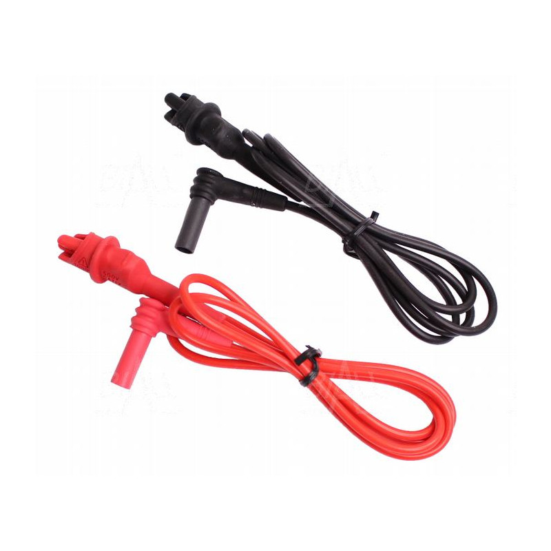 PP 1S Przewody pomiarowe silikonowe z krokodylkami KK1A-0057 CAT IV 600V, 10A