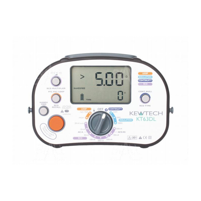 KT63DL Wielofunkcyjny miernik instalacji elektrycznej