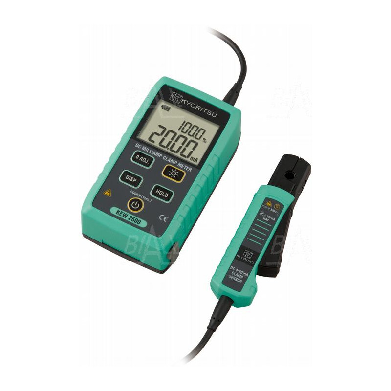 
       KEW2500 Miernik cęgowy pętli 4~20mA/0~100%, 120mA DC
     