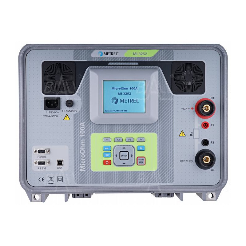 MET-MI3252 MicroOhm 100A mikroomomierz