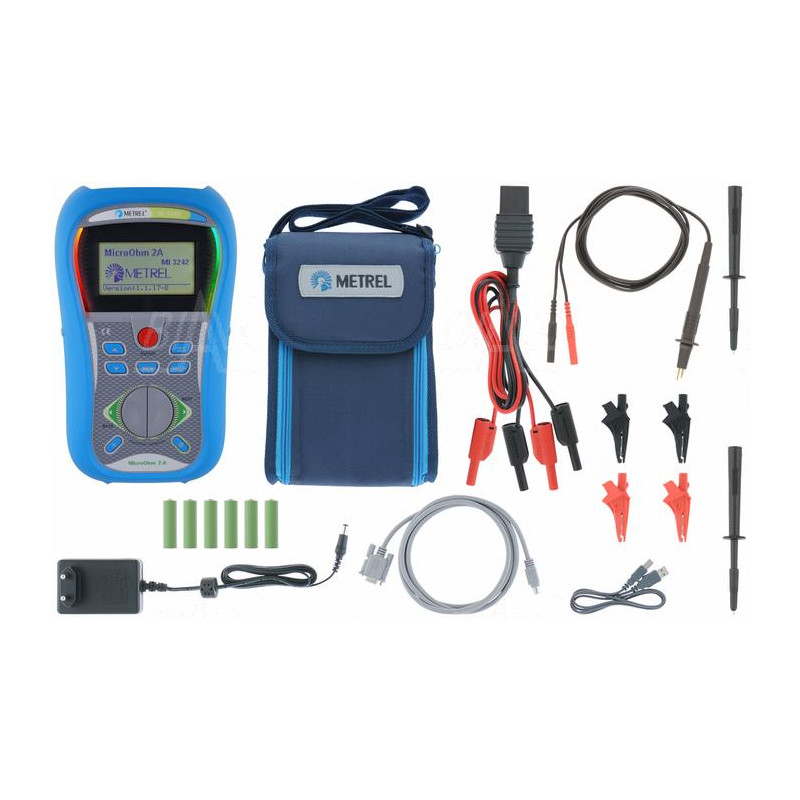 MET-MI3242 MicroOhm 2A mikroomomierz