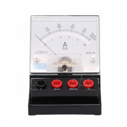 Amperomierz analog. szkolny DCA-1S, 50mA-500mA-5A DC