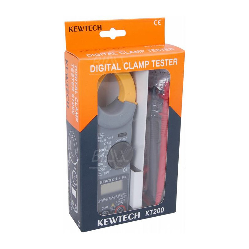 KT200 Miernik cęgowy  0,01A-400A AC   KewTech
