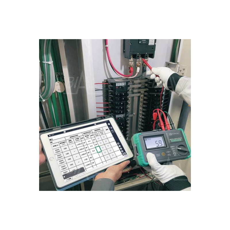 KEW4105DLBT Miernik rezystancji uziemienia Bluetooth + torba +szpulki