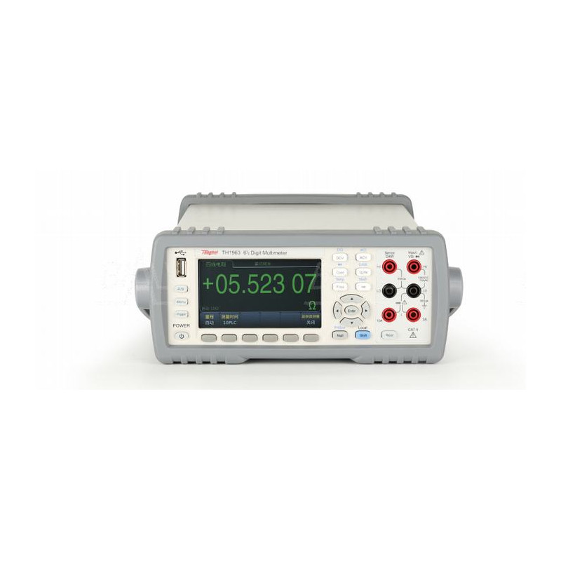TH1963 Multimetr stacjonarny 6 1/2 cyfry dokł. 0,0035% TRMS, RS232C, USB