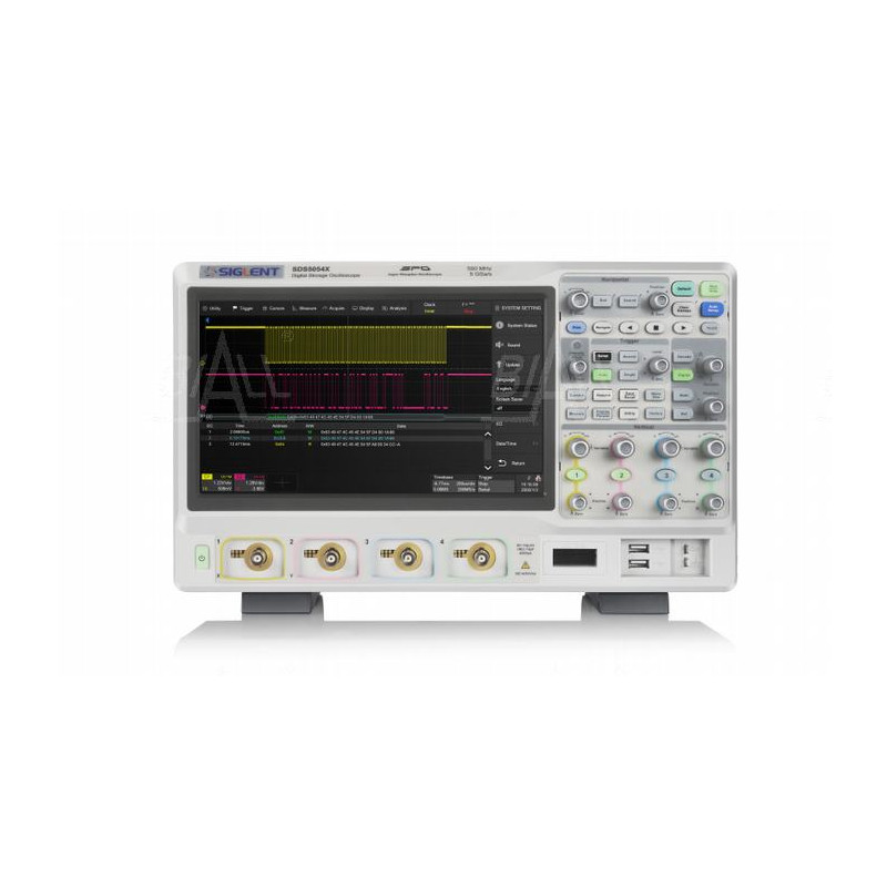 SDS5054X oscyloskop 500MHz, 4kan, 5GSa/s, 250Mpts, SPO