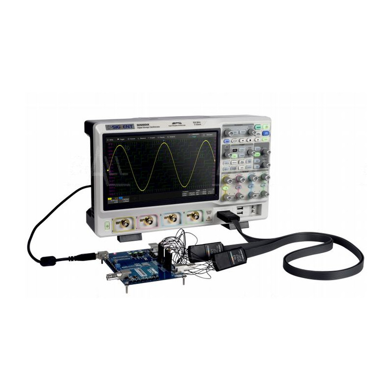 SDS5104X oscyloskop 1GHz, 4kan, 5GSa/s, 250Mpts, SPO