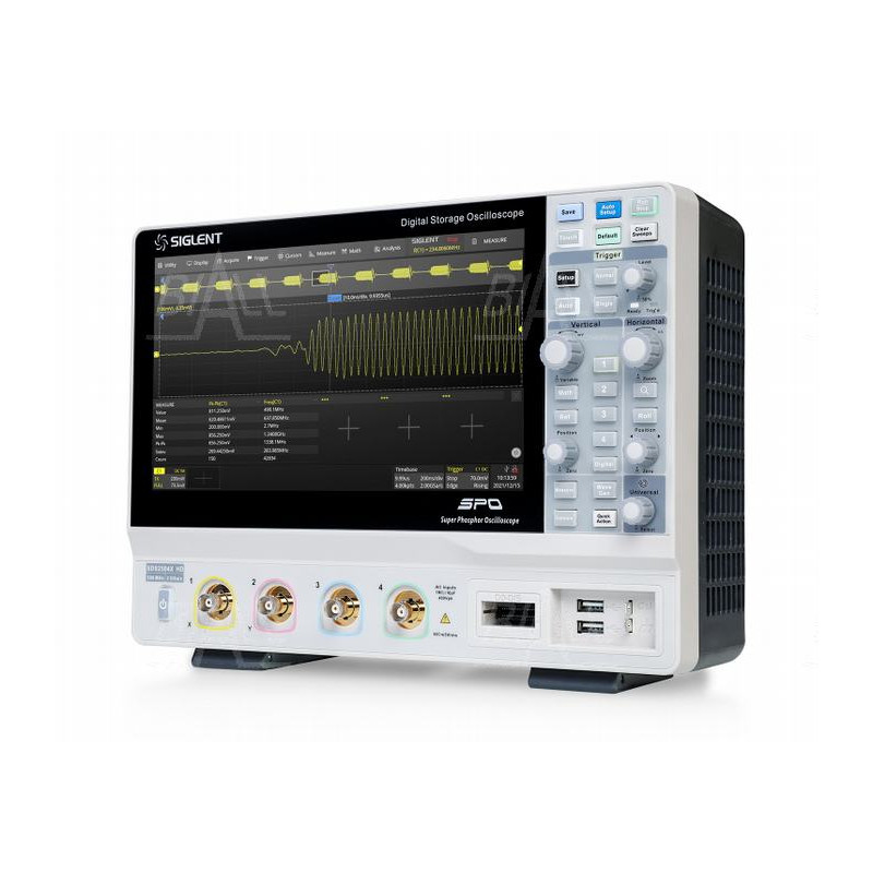SDS2104X HD oscyloskop 100MHz/4-kan, 2GSa/s, 12-bit, 200Mpts