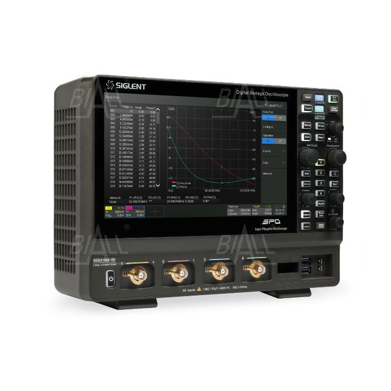 SDS3054X HD oscyloskop 500Mhz/4kan, 4GSa/s, 12-bit, 400Mpts