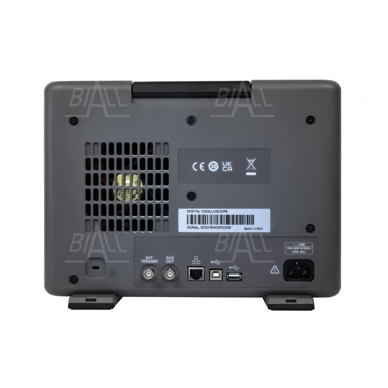 SDS1204X HD oscyloskop 200MHz, 4kan, 2GSa/s, 12-bit, 100Mpts