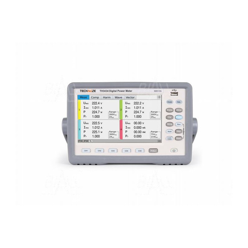 TH3434 Wielofunkcyjny miernik mocy 4kan. 1-600V