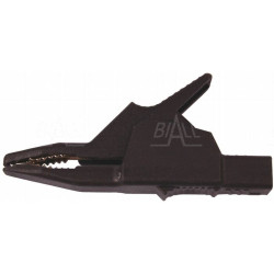 Krokodylek bezp. gn. 4mm AK-2B2540-BK CAT II 1000V 34A czarny