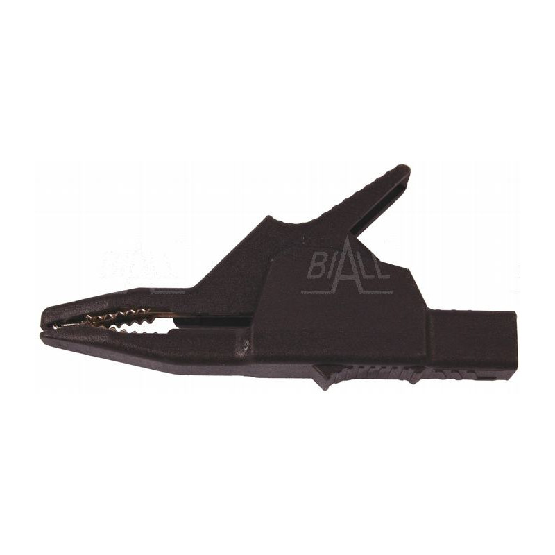 Krokodylek bezp. gn. 4mm AK-2B2540-BK CAT II 1000V 34A czarny