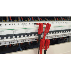 Adapter MgP6_6-IEC-SW magnetyczny 6,6mm 1500V CAT III/1000V CAT IV czarny do 6315/6305