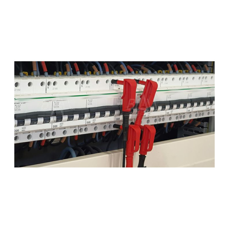 Adapter MgP6_6-IEC-BL magnetyczny 6,6mm 1500V CAT III/1000V CAT IV nieb. do 6315/6305