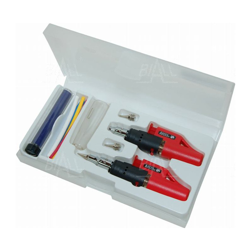 AR-ES630KB Lutownica gaz.+gorące powietrze zestaw Aries