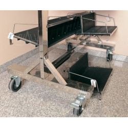 SL-605 Wózek transp. ESD do zaw. racków 1050x540x1400