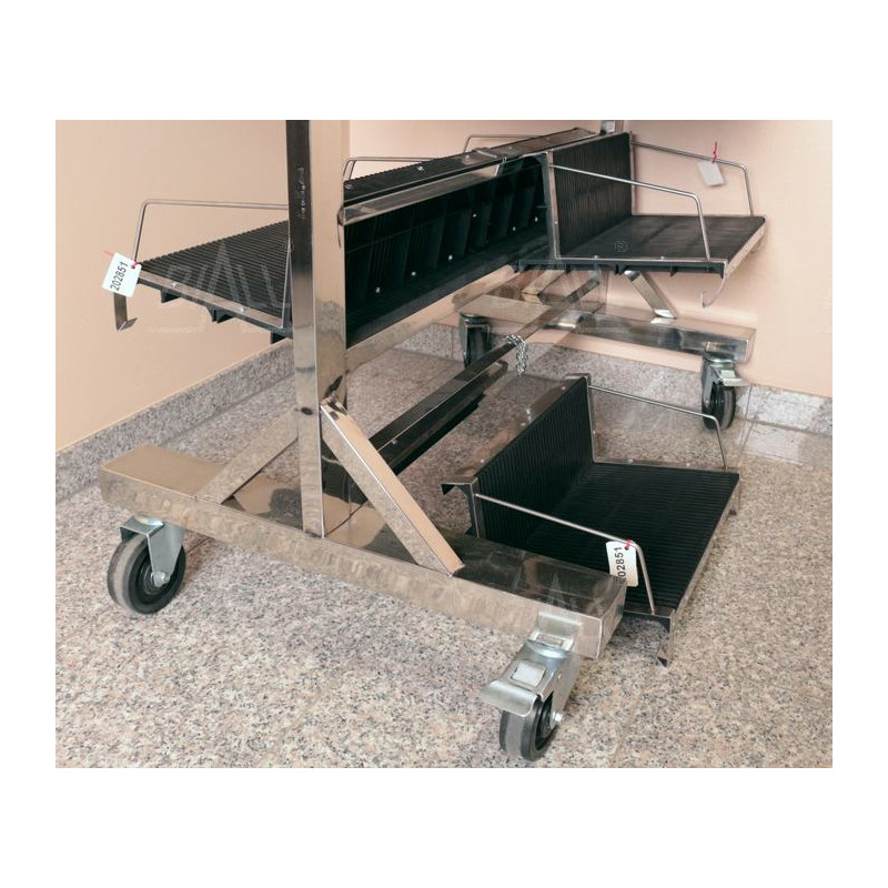 SL-605 Wózek transp. ESD do zaw. racków 1050x540x1400