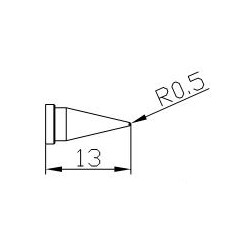 Grot 652 Stożek 0,5mm do LF2000/LF8800/LF853D