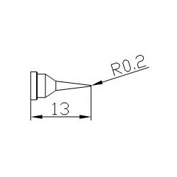 Grot 654 Stożek  0,2mm do LF2000/LF8800/LF853D