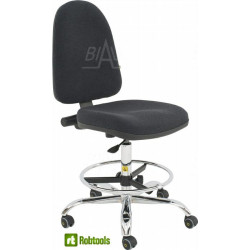 RS-K1ESD Krzesło ESD Basic, regulacja wysokości siedziska 480-610 mm, tkanina standardowa