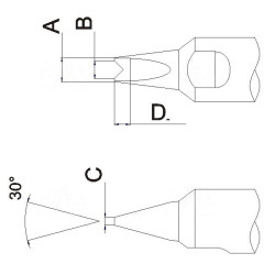 Grot 911G-30DV2-02 do robota lutowniczego QUICK