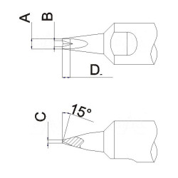 Grot 911G-10DV1-03 do robota lutowniczego QUICK
