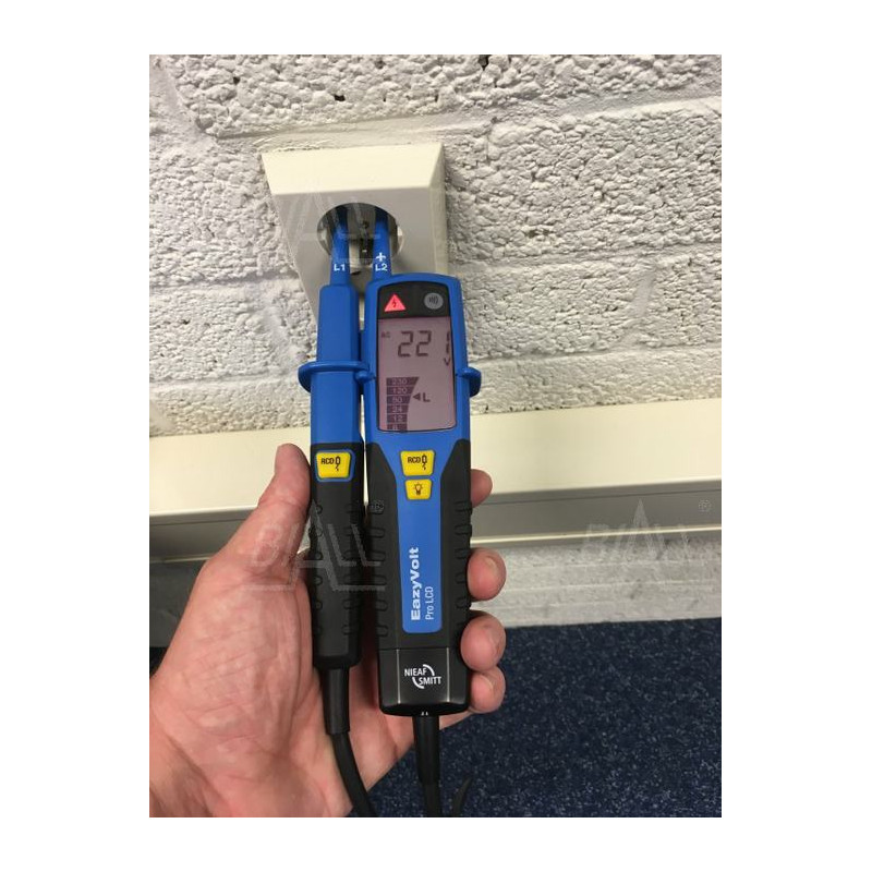 Eazy Volt PRO LCD Tester elektryka 1..1000VAC, 1..1500VDC
