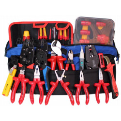 OPT ZNITD-6 Zestaw narzędzi izolowanych 1000V w torbie 37el.