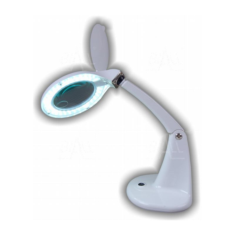 Lampa biurkowa LED SMD z lupą (102mm) 8093LED-A 3D+12D 6,5W