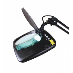 Lampa warsztatowa ESD LED SMD z lupą (190x157mm) 8069D2LED-A 5D 2-10W