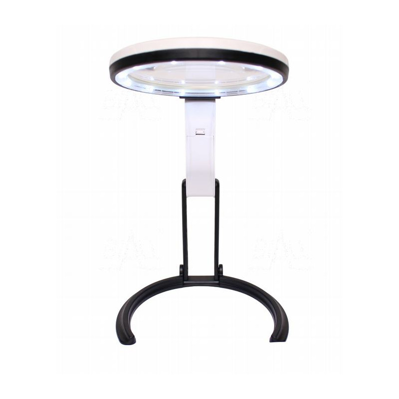 
       Lupa ręczna LR-6 ze stopką 138mm/1,8x 25mm/5x z podświetleniem LED
     