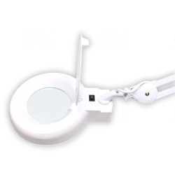 Lampa warsztatowa LED SMD + LED UV z lupą (127mm) 8066HLED-UV ultrafiolet 5D 12W