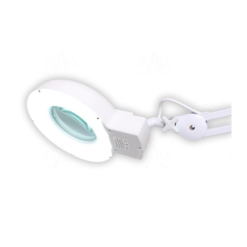 Lampa warsztatowa LED SMD + LED UV z lupą (127mm) 8066HLED-UV ultrafiolet 5D 12W