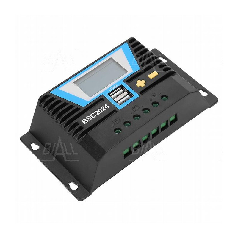 Regulator ładowania solarny PWM BSC2024 10A 12/24V