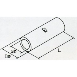 KLN5 Łącznik kablowy nieizolowany 3,6*15 100szt
