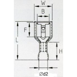 KFIY63x08 Konektor żeński izolowany 100szt