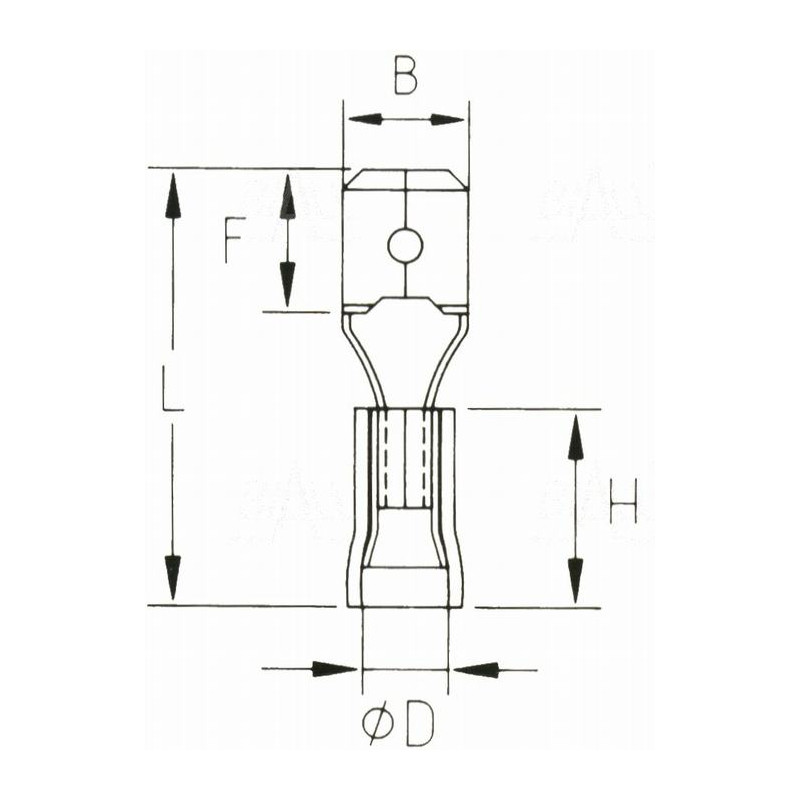 KMB63x08D Konektor męski izol. 100szt