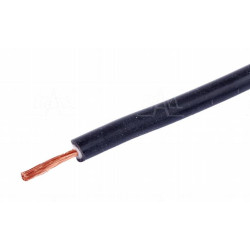 Przewód silikonowy Li2G-2,5mm2 36A Dz4,6 BK czarny mb.