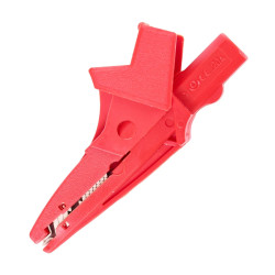 Krokodylek bezp. gn. 4mm 5004-LM-IEC-RT CAT III 1000V 20A czerwony A1064, WAKRORE20K02