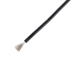 Przewód silikonowy 2,5mm2  BK czarny mb.
