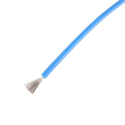 Przewód silikonowy 1mm2 BU niebieski mb.